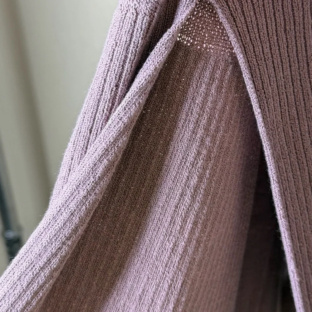 Free People Lavender‎ Long Sleeve Vneck Sweater Top